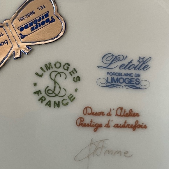 LIMOGES FRANCE Porcelain Trinket Box. NWT L’etoile Collection. - Picture 8 of 13